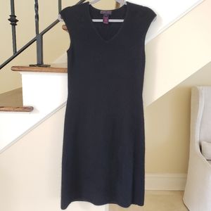 Vintage Ralph Lauren Black Angorra Dress